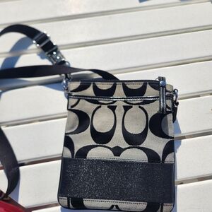 Black and Gray Crossbody Bag